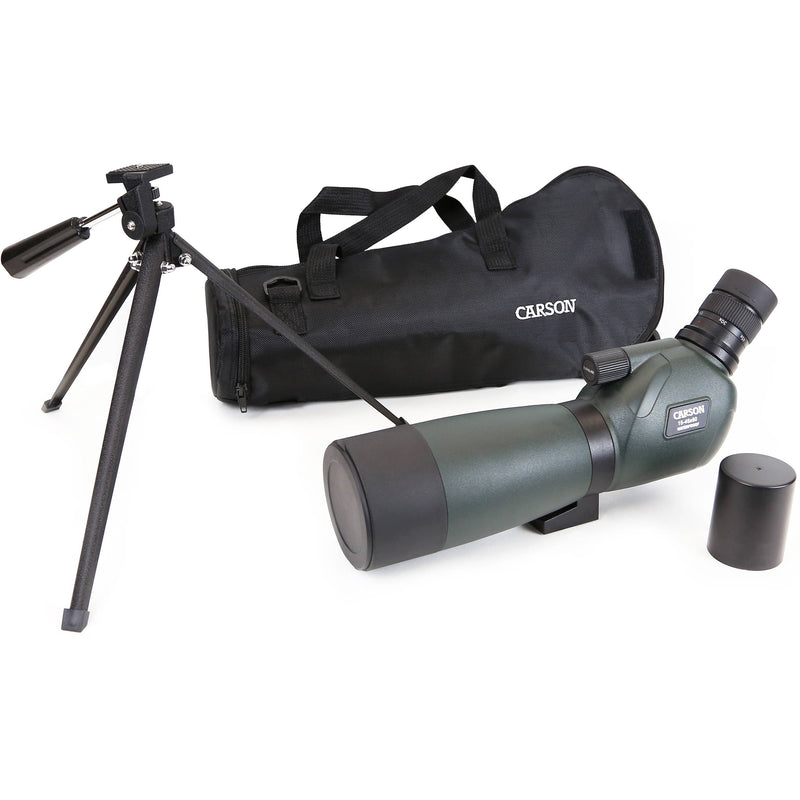 Carson Everglade 15-45x60 Spotting Scope (Angled Viewing)