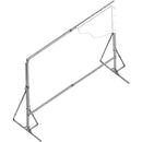 Da-Lite 88638HD Heavy Duty Frame and Legs Fast-Fold Deluxe Projection Screen (7'6" x 10')