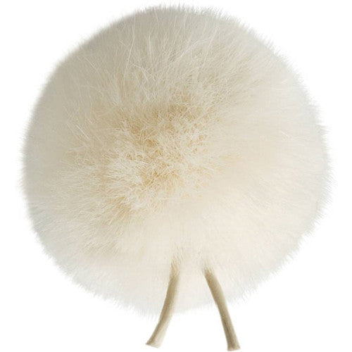 Bubblebee Industries Windbubble Miniature Imitation-Fur Windscreen (Lav Size 1, 28mm, Off-White)