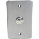 AtlasIED Vandal-Resistant Intercom Push Switch on Single-Gang Steel Plate