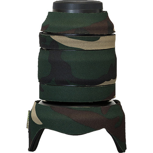 LensCoat Lens Cover for Fujifilm XF 16-55mm f/2.8 R LM WR (Forest Green Camo)