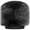 Bubblebee Industries Windkiller Short Fur Slip-On Wind Protector for 18 to 24mm Mics (Extra-Small, Black)