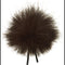 Bubblebee Industries Windbubble Miniature Imitation-Fur Windscreen (Lav Size 1, 28mm, Brown)