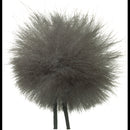 Bubblebee Industries Windbubble Miniature Imitation-Fur Windscreen (Lav Size 1, 28mm, Gray)