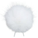 Bubblebee Industries Windbubble Miniature Imitation-Fur Windscreen (Lav Size 3, 40mm, White)