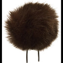 Bubblebee Industries Windbubble Miniature Imitation-Fur Windscreen (Lav Size 4, 42mm, Brown)