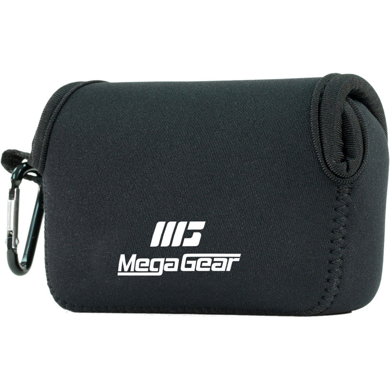 MegaGear Ultralight Neoprene Camera Case with Carabiner for Canon PowerShot SX620 HS (Black)