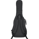 Gator Transit Series Gig Bag for Acoustic Guitar (Charcoal Black)