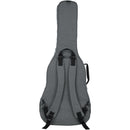 Gator Transit Series Gig Bag for Acoustic Guitar (Light Gray)