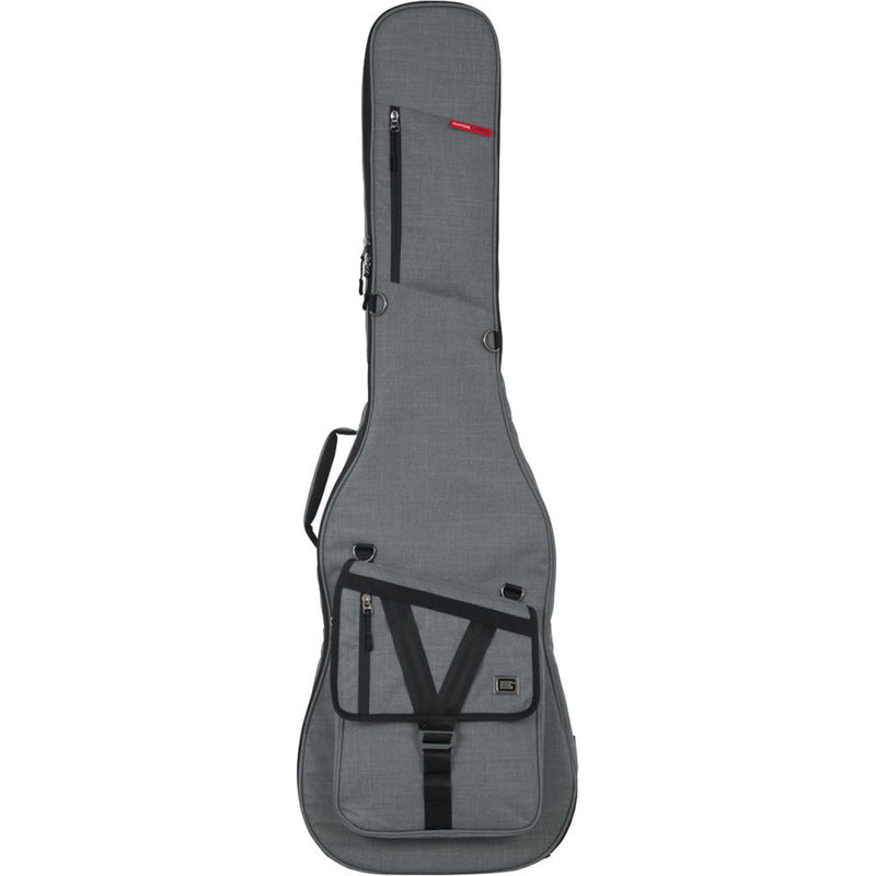 Gator Transit Series Gig Bag for Bass Guitar (Light Gray)