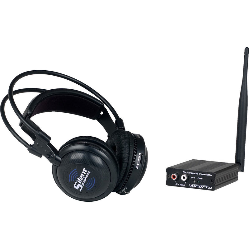 VocoPro SilentSymphony-SOLO Wireless Audio Broadcast & Headphone System