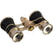 LaScala Optics 3x25 Aida Opera Glasses with Red Flashlight (Black & Gold)