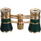 LaScala Optics 3x25 Aida Opera Glasses (Green & Gold)