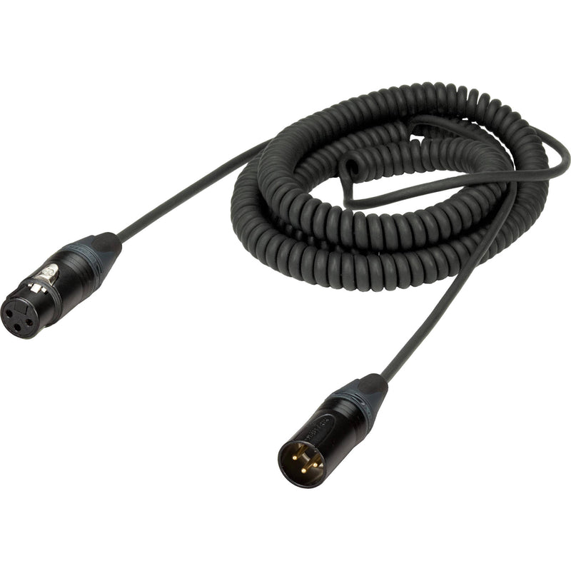 Ambient Recording Mono 3-Pin XLR Female to 3-Pin XLR Male Microphone Cable (Coiled, 1.97 to 8.5')