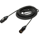 Ambient Recording Mono 3-Pin XLR Female to 3-Pin XLR Male Microphone Cable (Coiled, 2.6 to 9.8')