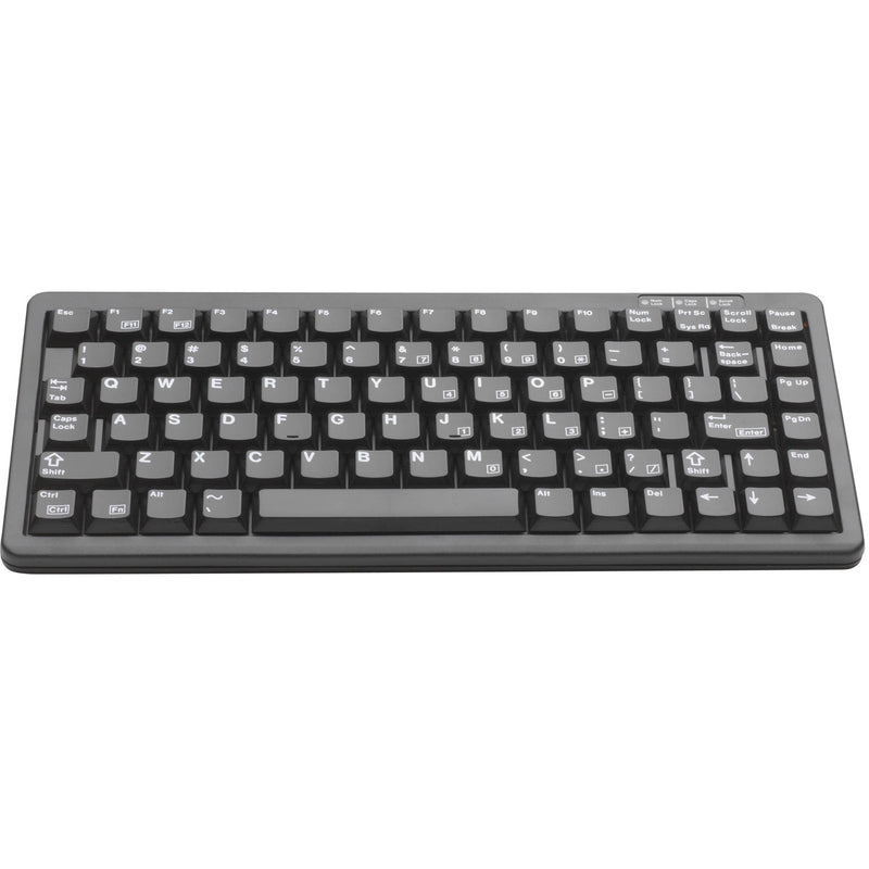 CHERRY G84-4100LCMUS-0 Compact Industrial Keyboard (Light Gray, 86-Key, US Layout)