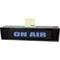 American Recorder ON AIR Sign with LEDs & Maple Enclosure (2 RU, English, Blue)