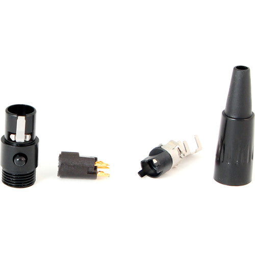 Cable Techniques TA5F 5-Pin Female Mini-XLR Connector (Black, Standard Outlet)