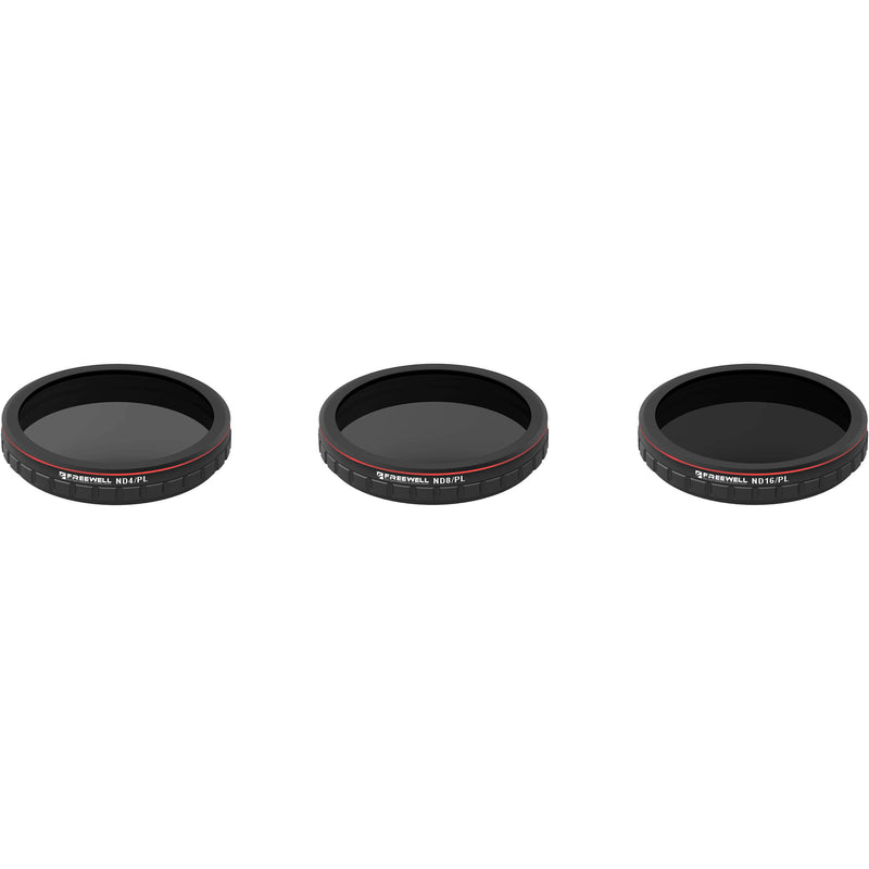 Freewell ND/PL 3-Filter Kit for DJI Inspire 2 Zenmuse X4S Gimbal Camera