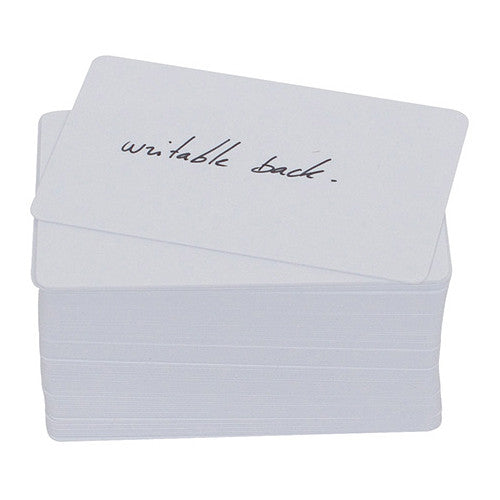 Evolis CR-80 PVC Cards with Writable Back (20 mil, 500-Pack)