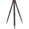 Sachtler System FSB 4 Fluid Head with Sideload Plate, Flowtech 75 Carbon Fiber Tripod with Mid-Level Spreader and Rubber Feet