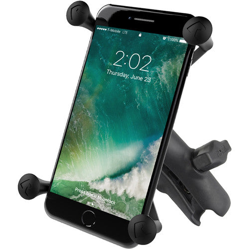 RAM MOUNTS Universal X-Grip Cell Phone Cradle with Double Socket Arm&nbsp;(Large)