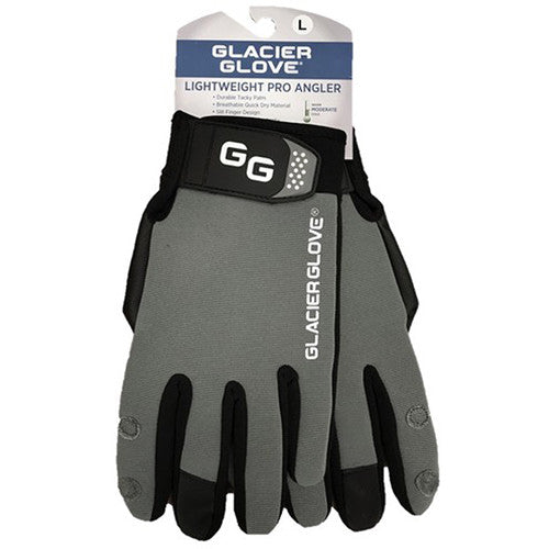 Glacier Glove Lightweight Pro Angler Slit Finger Glove (Large)