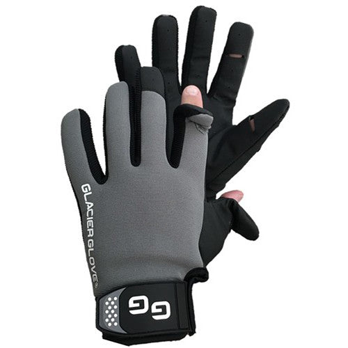 Glacier Glove Lightweight Pro Angler Slit Finger Glove (Large)