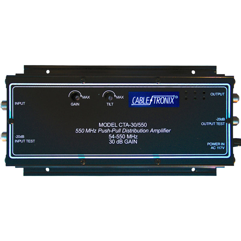 CableTronix CTA-30/550 Distribution Amplifier (Wall Mount)