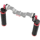 CAMVATE Rubber Handgrip with ARRI-Style Rosette (2-Pack, Red)