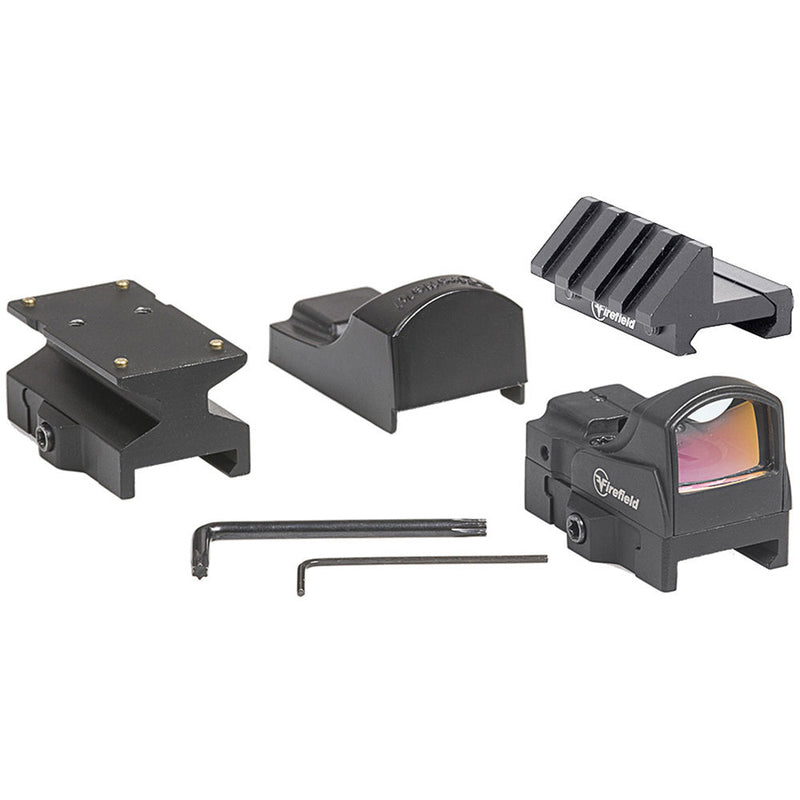 Firefield Impact Mini Reflex Sight Kit (5 MOA Red-Dot Illuminated Reticle, Matte Black)