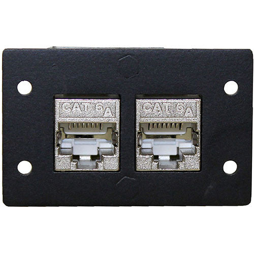 FSR Double-Height CAT6a Shielded Connector Insert (Black)