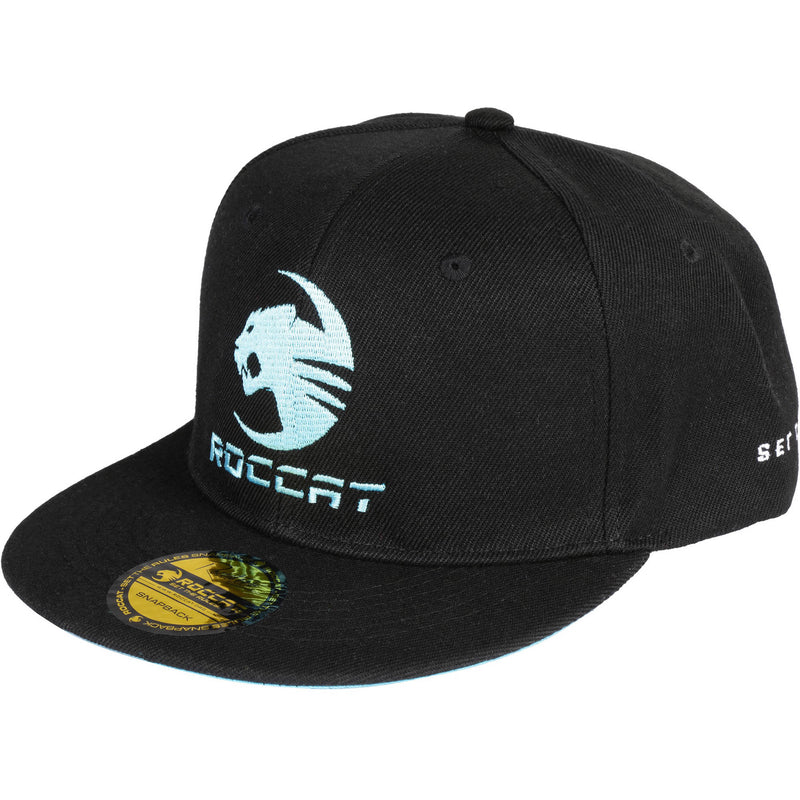 ROCCAT Snapback Hat (Black/Blue/Gold)