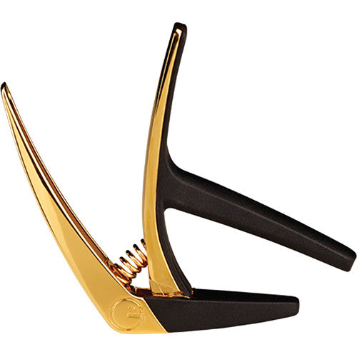 G7th Nashville Spring-Loaded Capo for 6-String Guitar (18kt Gold-Plated)