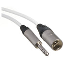 Canare Star Quad 3-Pin XLR Male to 1/4 TRS Male Cable (White, 35')