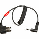 Quantum Instruments Qflash to Radio Slave 2 Transmitter Cord - Household 3-Pin to Mini - for use with Radio Slave 2 when Qflash is Connected to a TTL Module