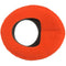 Bluestar Zacuto Oval Large Eyecushion (Fleece, Orange)