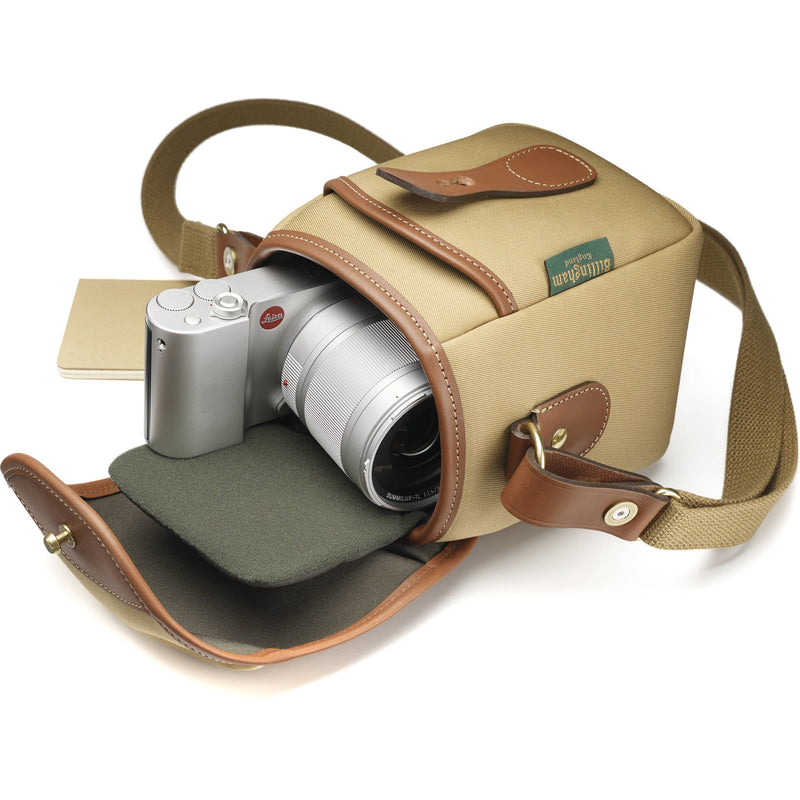 Billingham 72 Camera Bag (Khaki Canvas/Tan Leather Trim, 1.4L)