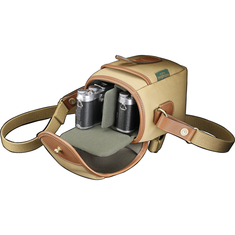 Billingham 72 Camera Bag (Khaki Canvas/Tan Leather Trim, 1.4L)