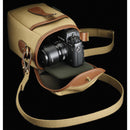 Billingham 72 Camera Bag (Khaki Canvas/Tan Leather Trim, 1.4L)