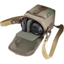 Billingham 72 Camera Bag (Sage FibreNyte/Chocolate Leather Trim, 1.4L)