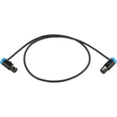 Cable Techniques CT-LPS33-18B LPS Low-Profile TA3F to TA3F Cable (18", Blue)