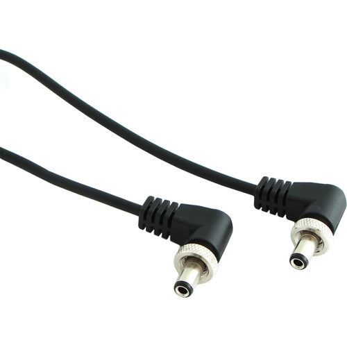 Cable Techniques Right-Angle Coaxial Locking Power Cable for Zaxcom Receiver (24")