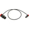 Cable Techniques CT-LPS-FX3T-18R Low-Profile LPXLR-3F to TA3F Cable (18", Red)