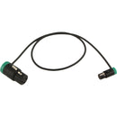 Cable Techniques CT-LPS-FX3T-18G Low-Profile LPXLR-3F to TA3F Cable (18", Green)