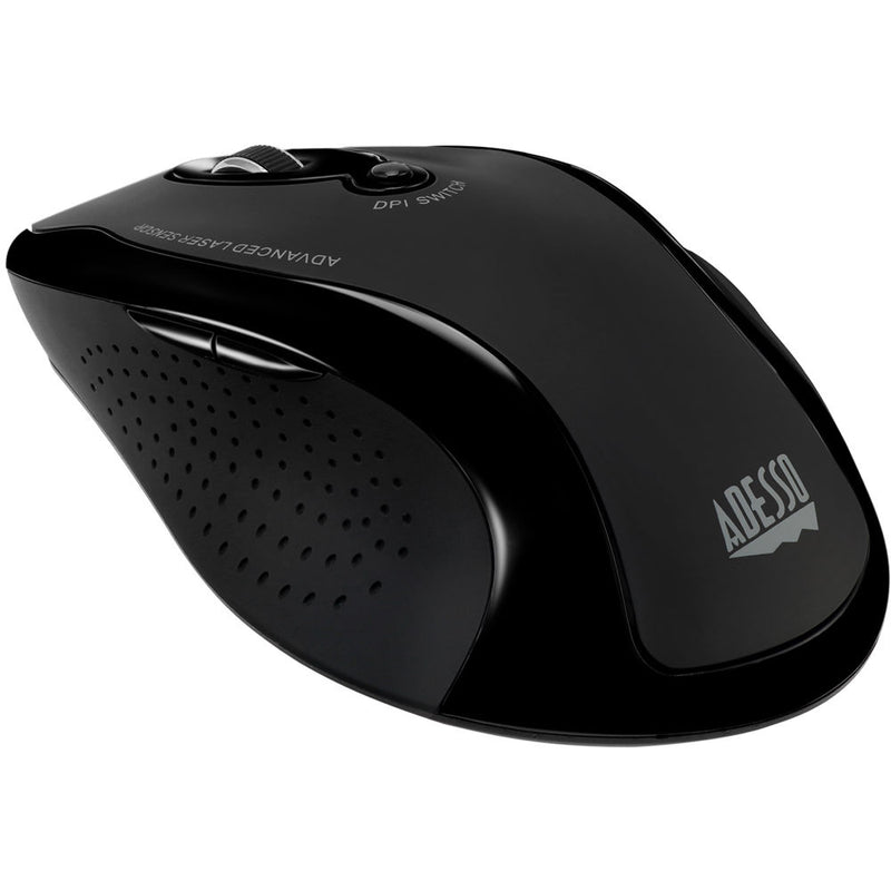 Adesso 2.4 GHz Wireless Ergonomic Laser Mouse