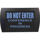 American Recorder DO NOT ENTER CONFERENCE IN PROGRESS Indicator Sign with LEDs (Blue)