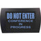 American Recorder DO NOT ENTER CONFERENCE IN PROGRESS Indicator Sign with LEDs (Blue)