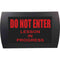 American Recorder DO NOT ENTER LESSON IN PROGRESS Indicator Sign with LEDs (Red)