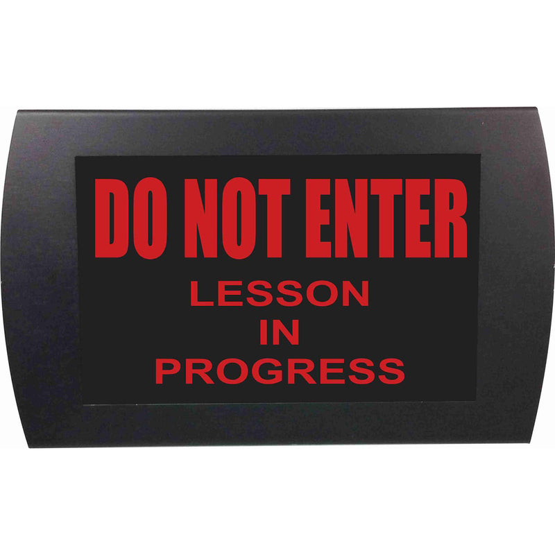 American Recorder DO NOT ENTER LESSON IN PROGRESS Indicator Sign with LEDs (Red)